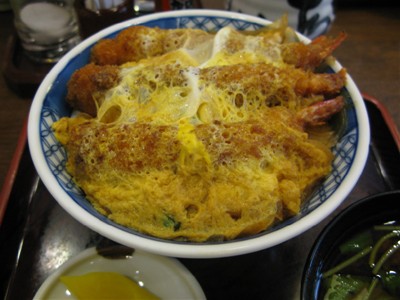 海老玉子丼