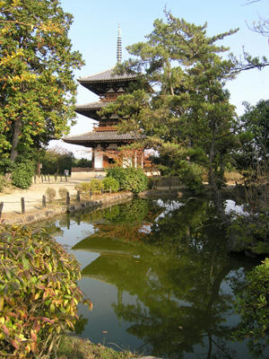法起寺三重塔