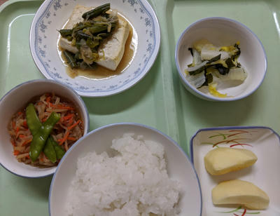 入院中のごはん