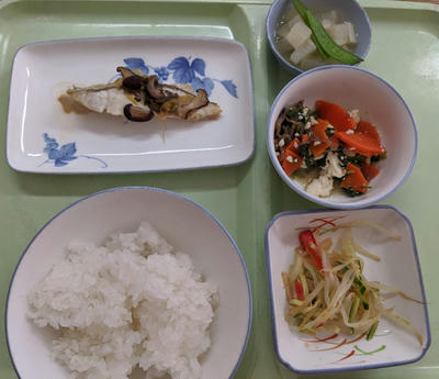 入院3日目の昼食