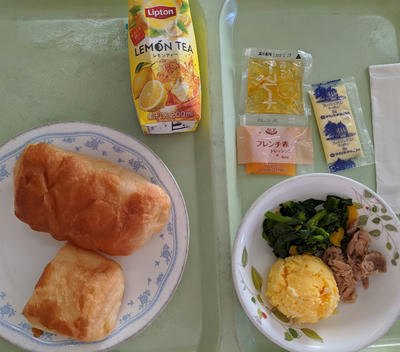 入院４日目の朝ごはん