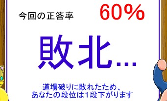 道場破りに敗北