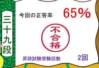 単語名人、9月23日の2回目の昇段試験の結果 単語名人、9月23日の2回目の昇段試験の結果