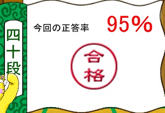 単語名人、9月23日の3回目の昇段試験の結果 単語名人、9月23日の3回目の昇段試験の結果