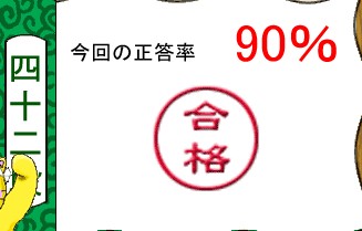単語名人、9月27日の1回目の昇段試験の結果 単語名人、9月27日の1回目の昇段試験の結果