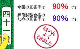単語名人、1回目の鍛錬の結果 単語名人、1回目の鍛錬の結果