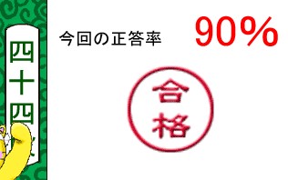 単語名人、10月8日の1回目の昇段試験の結果 単語名人、10月8日の1回目の昇段試験の結果