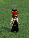 後姿と黄金のクレイモア