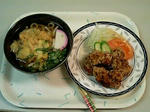 うどんとから揚げ