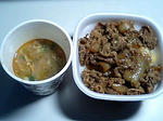 牛丼とトン汁