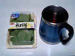 柏餅と紅茶