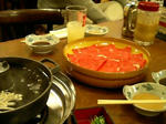 牛肉のしゃぶしゃぶ