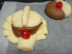 焼く前