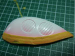 折ったテープを上貼り