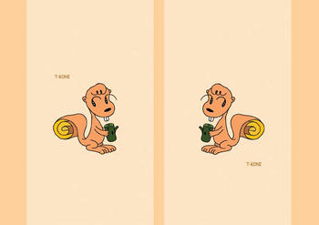 動物キャラクターのブックカバー「ビーバーの様な...」　