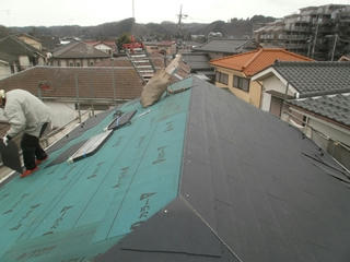 青梅市　屋根改修工事