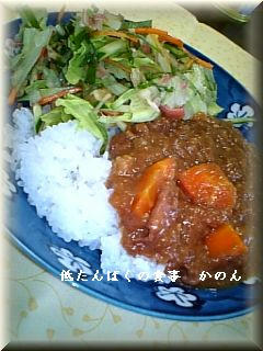 在庫でカレー