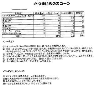 さつまいものスコーン