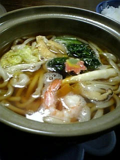 鍋焼うどん　できあがり♪