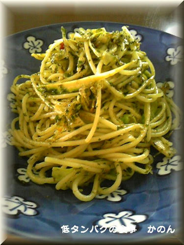 じゃこアスパラパスタ