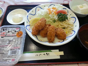 カキフライ定食