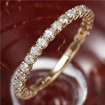 私はピンクゴールド派♪K18PG ダイヤモンドエタニティリング。（Libra Mark Jewelry）