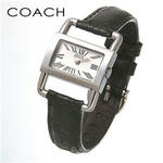 COACH（コーチ）ブライダル クロコレザーウォッチ レディース ブラック。（Libra Mark Watch＆Glasses）