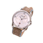 COACH(コーチ) シグネチャー レザーウォッチ 14600859 メンズブルー。（Libra Mark Watch＆Glasses）