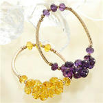 あふれんばかりに天然石☆ノーブルブレス。（Libra Mark Jewelry）