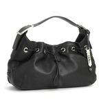 Cole Haan(コールハーン) B24594 SM DRAWSTRING HOBO BLACK。（Libra Mark）