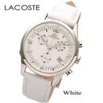LACOSTE(ラコステ) ユニセックス ラウンドクロノグラフ レザー 7000C。（Libra Mark Watch＆Glasses）
