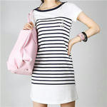 Girls-Import Mart(ガールズインポートマート)ボーダーマリンワンピ。Libra Mark Fashion＆Cosmetics