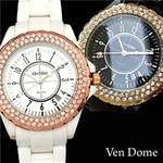 Ven Dome(ヴァンドーム) スワロフスキー豪華96石腕時計。Libra Mark Watch＆Glasses