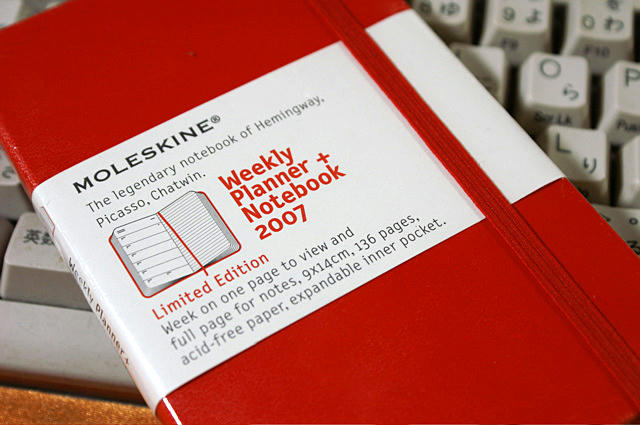 MOLESKINE Weekly Planner+ Notebook 2007