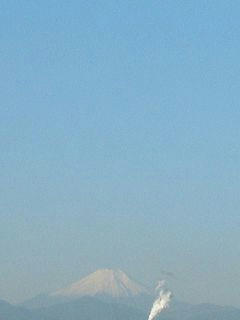 10月28日朝7時半ごろの富士山