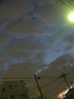 雲だらけの夕焼け02