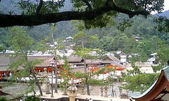 厳島神社を上から