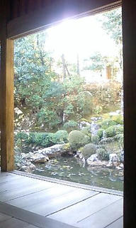 奥から見た景色