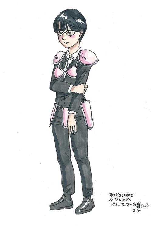 恥ずかしくてスーツの上からビキニアーマーを着ている女子 うつをきっかけに似顔絵師になったバーバラのブログ