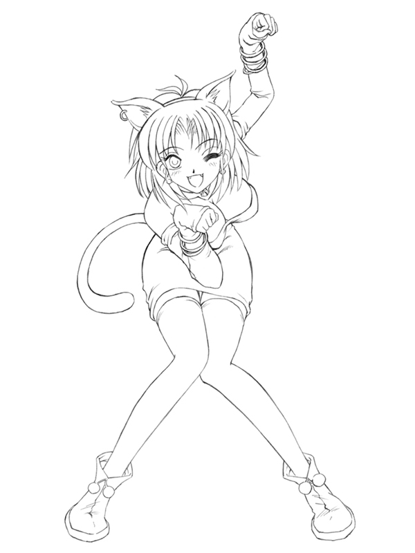 ハロウィン絵・線画（はいねパート）