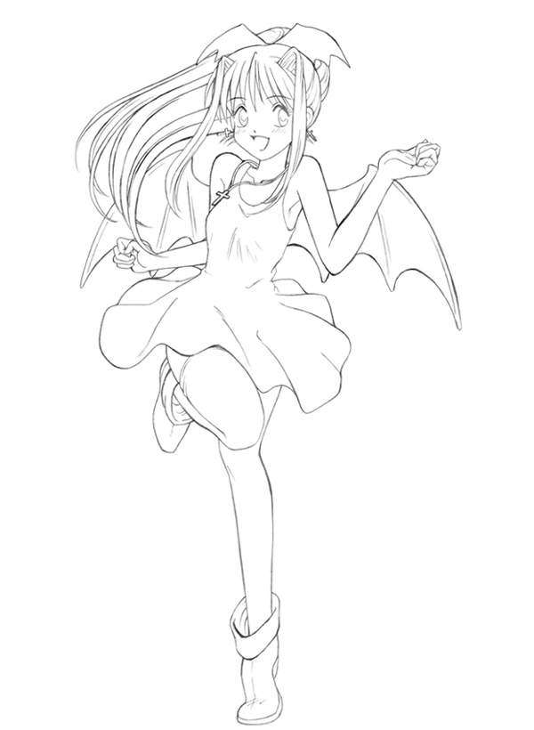 ハロウィン絵・線画（しんせパート）
