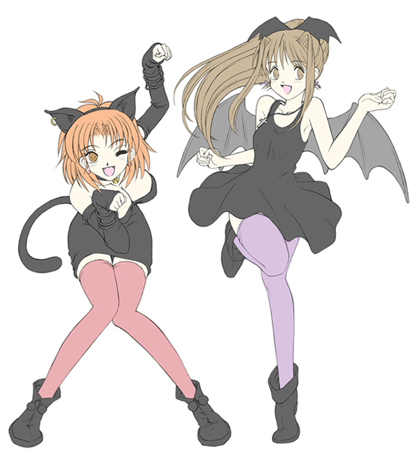 ハロウィン絵・下塗り