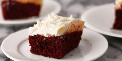 Red Velvet Poke Cake Recipe