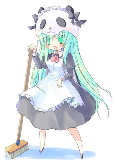 ろぼっとぱんだのメイド服