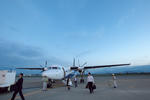 徳島空港着