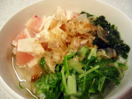 手作り犬ごはん　鶏ささみわかめうどん
