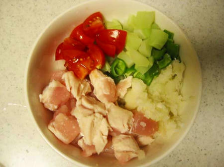 手作り犬ごはん　サラダごはん