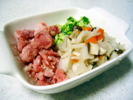 手作り犬ごはん　煮しめ