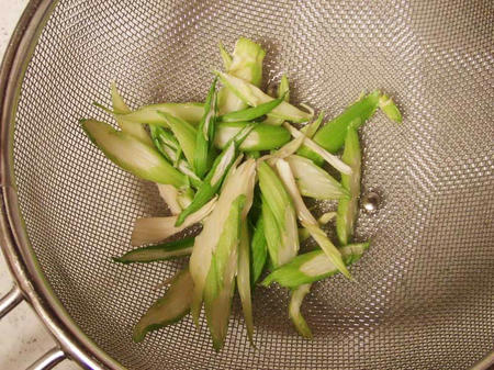セロリ 干した後