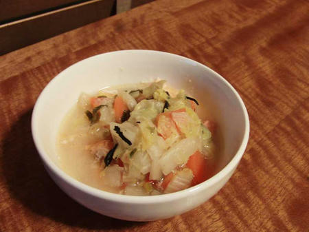 鮭缶ごはん